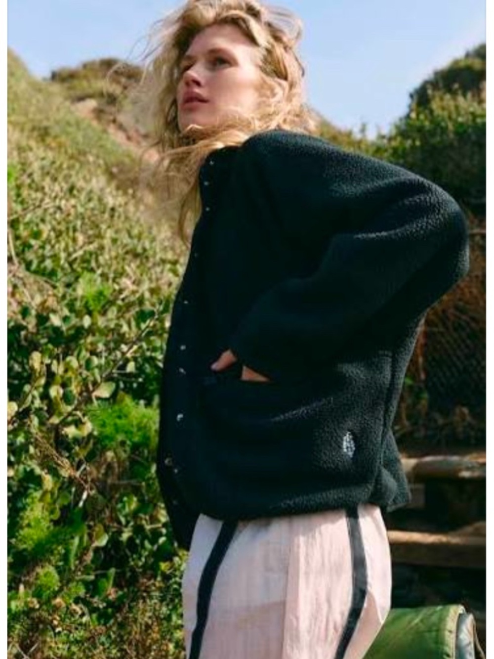 Free People Movement L Hit The Slopes Fleece Jacket - Picture 3 of 15